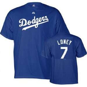  Los Angeles Dodgers James Loney Name and Number T Shirt 