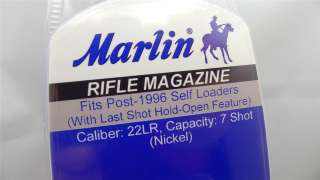 Marlin Post 1996 Self Loaders Last Shot Hold Open 22lr Rifle Magazine 