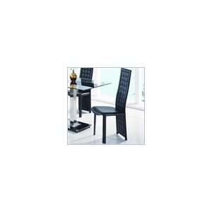  Global Furniture USA Jord Tufted Dining Chair in Black 