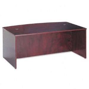   Basyx BW Veneer Series Bow Front Desk Shell
