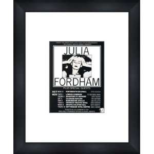  JULIA FORDHAM UK Tour 1988   Custom Framed Original Ad 