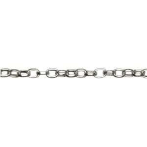  54 Oval Link Chain   Silver Arts, Crafts & Sewing