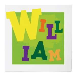  Jumbled William 20x20 Gallery Wrapped Canvas Baby
