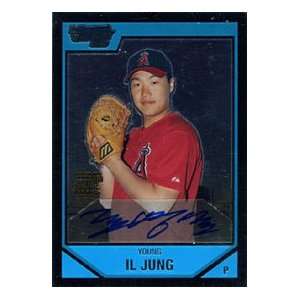 Il Jung Autographed / Signed 2007 Topps Bowman Los Angeles Angels 