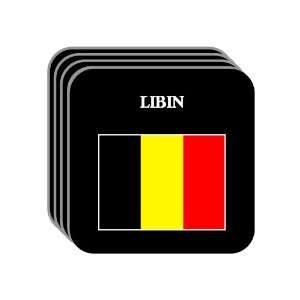  Belgium   LIBIN Set of 4 Mini Mousepad Coasters 