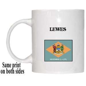  US State Flag   LEWES, Delaware (DE) Mug 