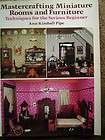   Miniature Rooms and Furniture by Ann Kimball Pipe (1979, Book