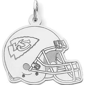  Sterling Silver NFL Kansas City Chiefs Football Helmet 