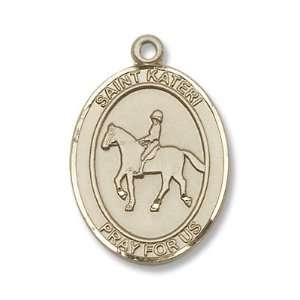  St. Kateri / Equestrian Patron Sports Gold Filled St. Kateri 