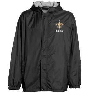  New Orleans Saints Legacy Nylon Full Zip Hooded Jacket 