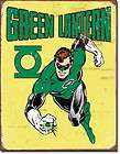 Green Lantern Comic Cartoon Super Hero Old Vintage Advertising Tin 