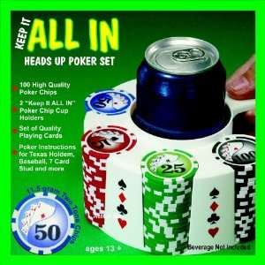  Heads Up Poker Set Toys & Games