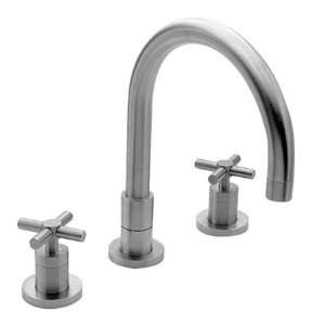   Lead Widespread Kitchen Faucet with Metal Cross Handles 9901 Home