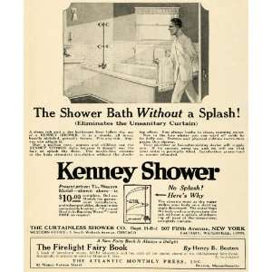  1920 Ad Kenney Shower Bathroom Supplies Bathtub 