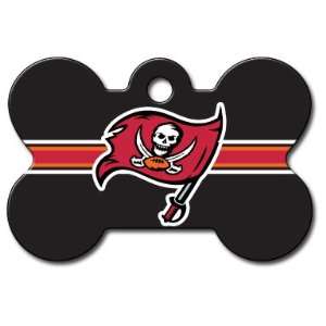  Tampa Bay Buccaneers Bone Shape Pet ID Tag with laser 
