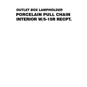 9726 CM Leviton Outlet Box Lampholders 