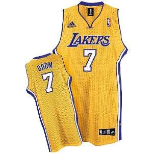  Adidas Los Angeles Lakers Lamar Odom Swingman Home Jersey 