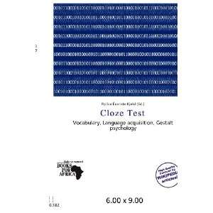  Cloze Test (9786200672575) Pollux Évariste Kjeld Books