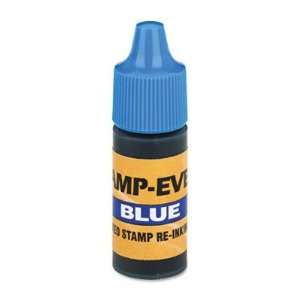  Refill Ink for Stamps Pads   7ml Bottle, Blue(sold in 
