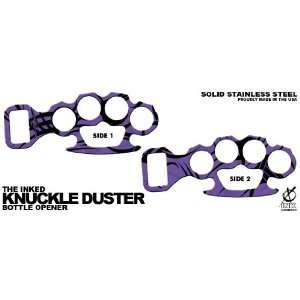  The Inked Knuckle Duster Bottle Opener Tribal Purple 