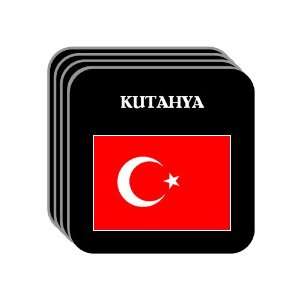  Turkey   KUTAHYA Set of 4 Mini Mousepad Coasters 