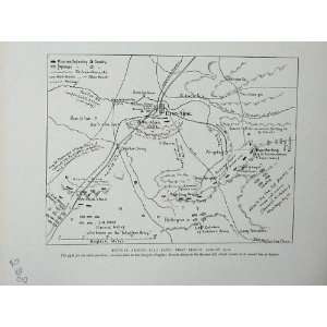   War Map Battles Liao Yang Japanese Russian Kuroki Plan