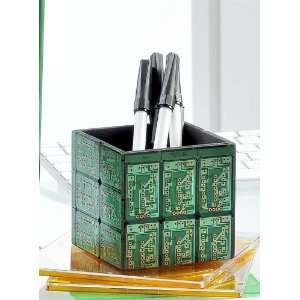  Recycled Circuit Board Pencil Holder by Giftcraft
