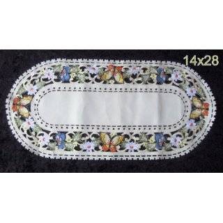   Table Runner W/ Embroidered Accents By Collections Etc