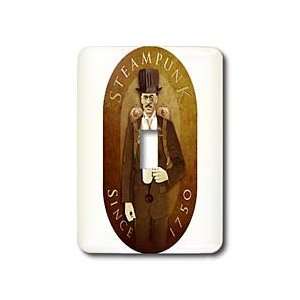 Boehm Graphics Illustration   Steampunk   Light Switch Covers   single 