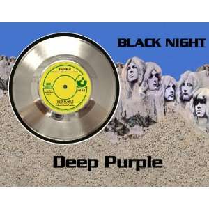    Deep Purple Black Night Framed Silver Record A3 Electronics