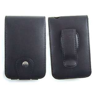 BLACK LEATHER CASE FOR CREATIVE ZEN VISION M 30GB  PLAYER SOLD BY 