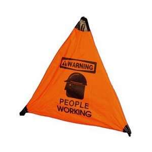   Cone Floor Sign, Warning People Working, 18 Patio, Lawn & Garden