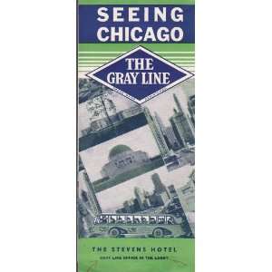  1939 Seeing Chicago The Gray Line Advertising Brochure 