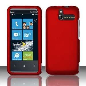    Rubberized red phone case for the HTC Arrive T7575 