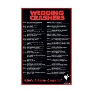 Wedding Crashers Funny College Dorm Wall Poster 