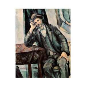  Paul Cezanne   Man Smoking A Pipe Giclee