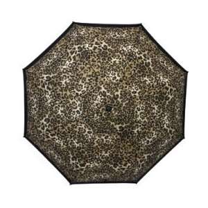 dav Leopard Compact Umbrella 