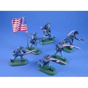   Civil War Union Toy Soldiers 2nd WI Iron Brigade with Toys & Games