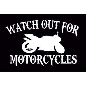   Out For Motorcycles Street Bike Cruiser Vinyl Decal Sticker CUSTOM