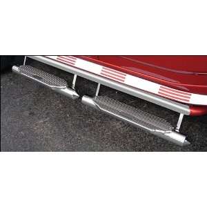 RealWheels Torpedo Tube Side Steps   Stainless, for the 2007 Hummer H2 
