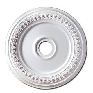 Plano II Ceiling Medallion, 24 Diameter, Contemporary Style/Paintable 