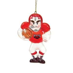  Arkansas Razorbacks NCAA Acrylic Football Player Ornament 