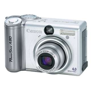  Canon PowerShot A80 4MP Digital Camera w/ 3x Optical Zoom 