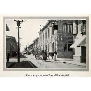  1913 Print San Jose Street Capitol Costa Rica Central 