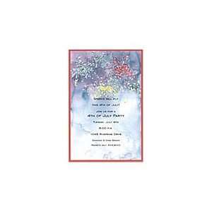  Firework Art Invitation Holiday Invitations Health 