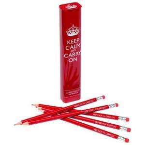  Wild & Wolf Keep Calm & Carry On Pencil Set Office 