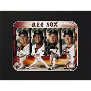  Boston Red Sox Super star Pitchers 11 x 14 Matted Print 