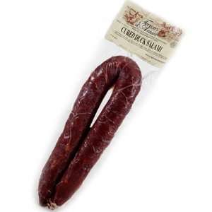 French Duck Salami Cured 0.5 lb.  Grocery & Gourmet Food