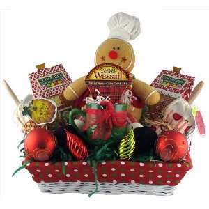   Gingerbread Cookie Baking Themed Christmas Gift Basket