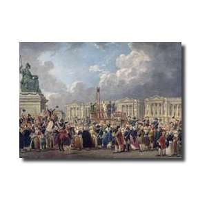  An Execution Place De La Revolution Between August 1793 